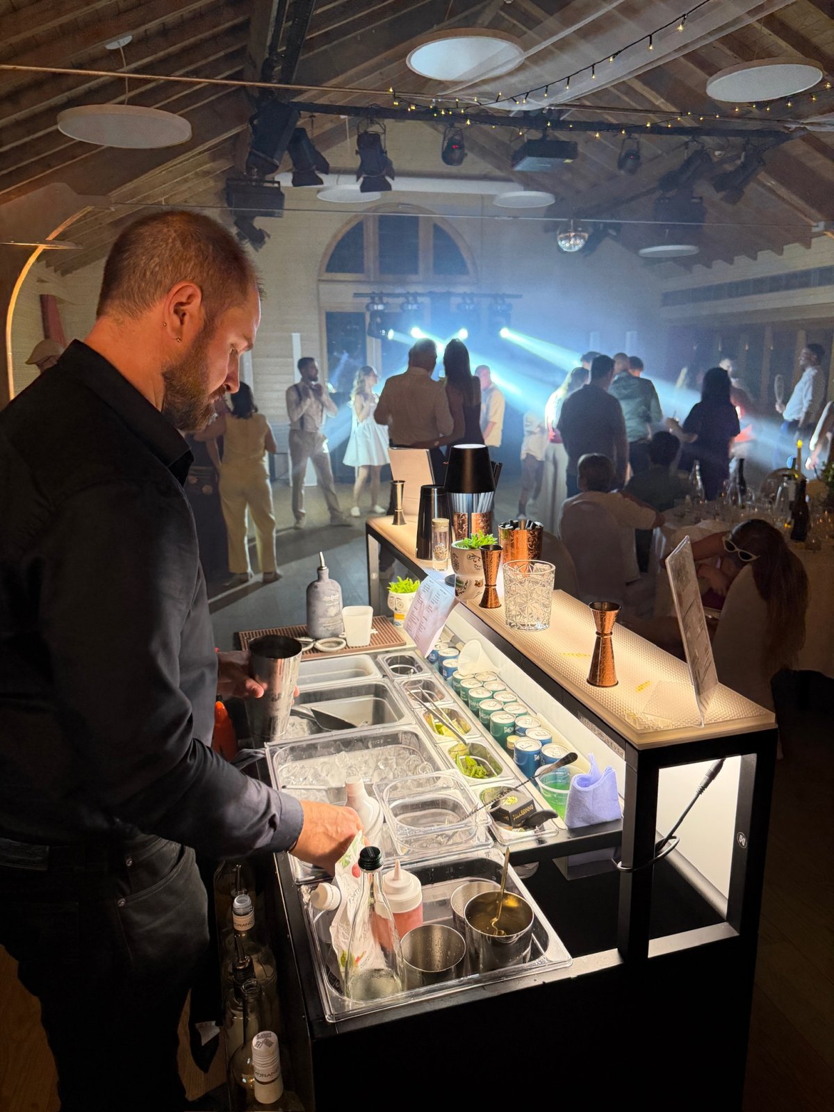 Station de bar mariage